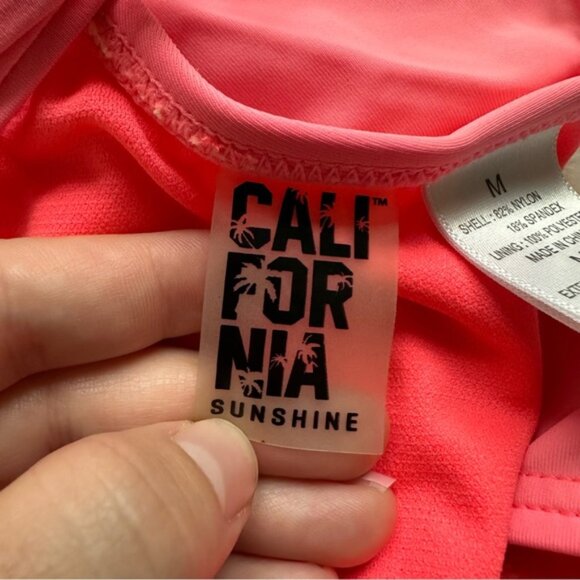 California Sunshine | Pink Cutout One-Piece Swimsuit | Size Medium - Picture 10 of 12